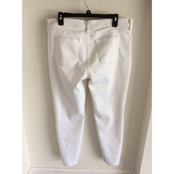 J. Crew, Stretch Off White Womens Jeans, Size 33/28 - Picture 4 of 6